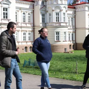 od lewej: J. Przerwa, M. Sowiński, H. Fleszar, A. Kamińska
