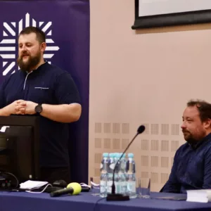 asp. Krzysztof Skiba (w towarzystwie st. sierż. Macieja Rajzera)