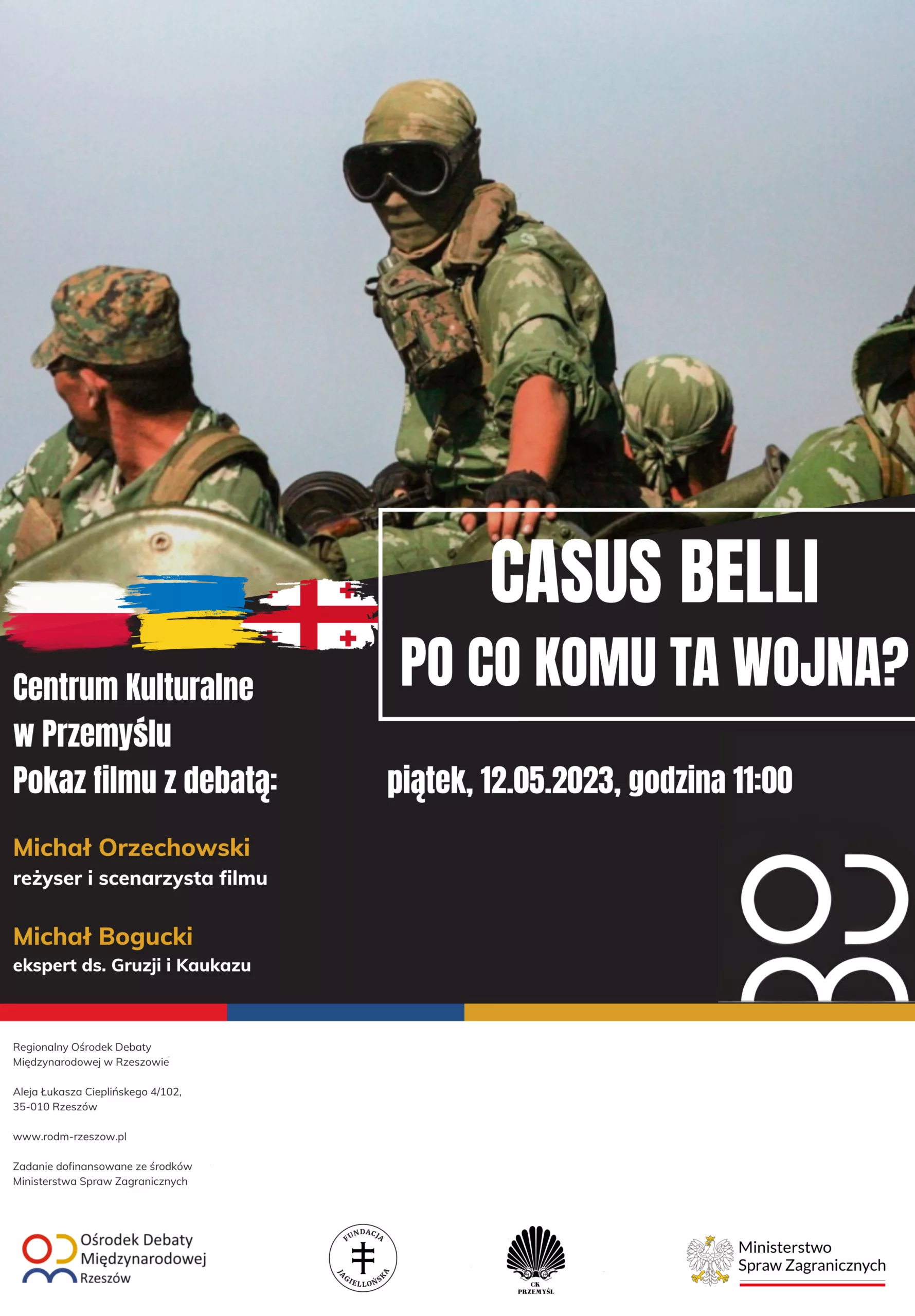 Pokaz filmu „Casus Belli. Po co komu ta wojna?” oraz spotkanie z twórcami w CK – zaproszenie