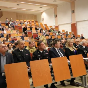 goście zgromadzeni w auli