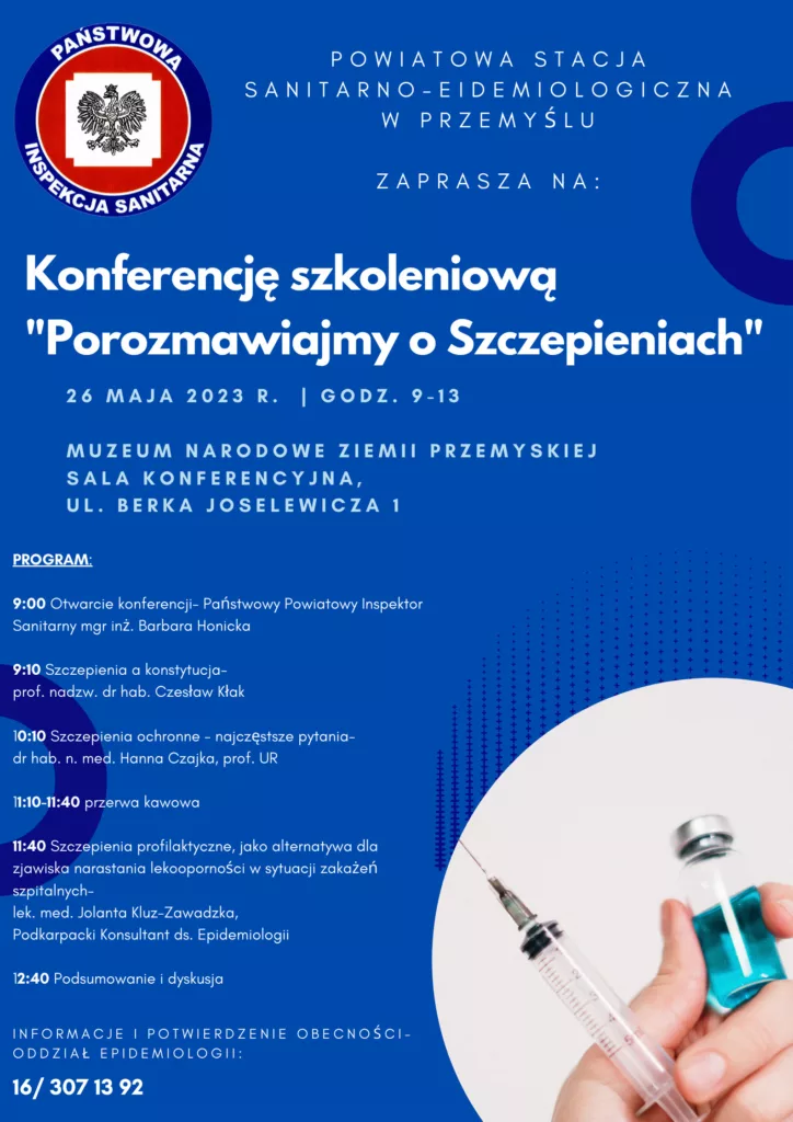 Zaproszenie na Konferencję „Porozmawiajmy o Szczepieniach”