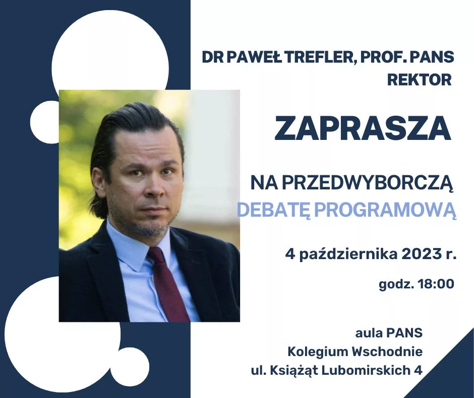 Przedwyborcza debata programowa – zaprasza JM Rektor