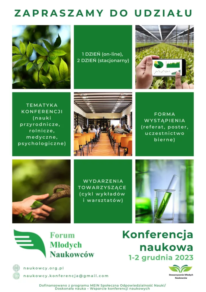 X Forum Młodych Naukowc&oacute;w – zapraszamy na konferencję