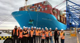 Studenci Logistyki z wizytą studyjną w Baltic Hub Container Terminal
