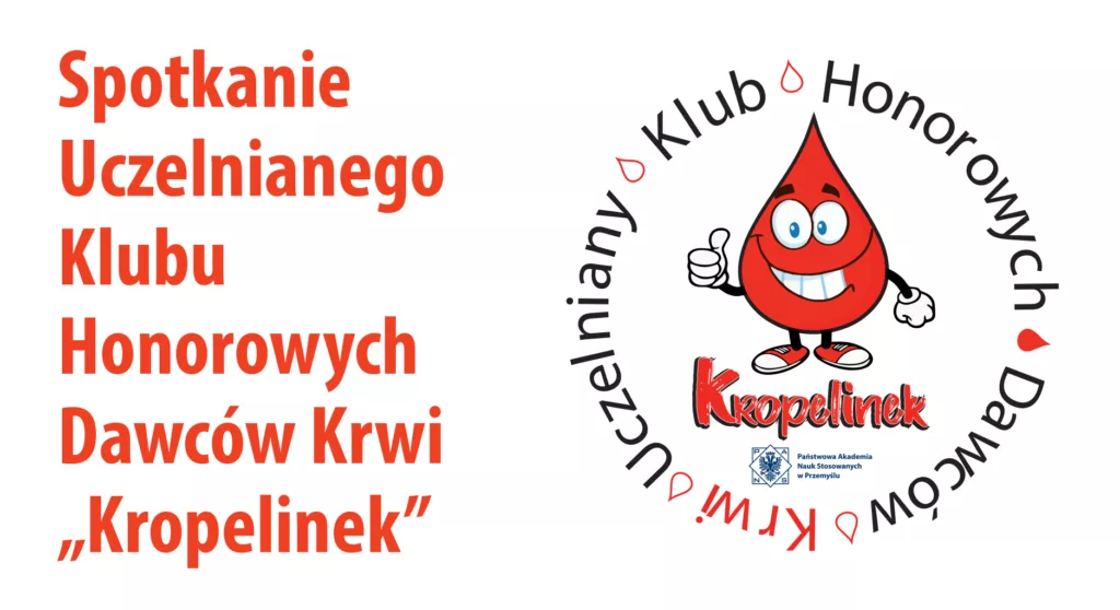 Spotkanie Uczelnianego Klubu Honorowych Dawców Krwi „Kropelinek”