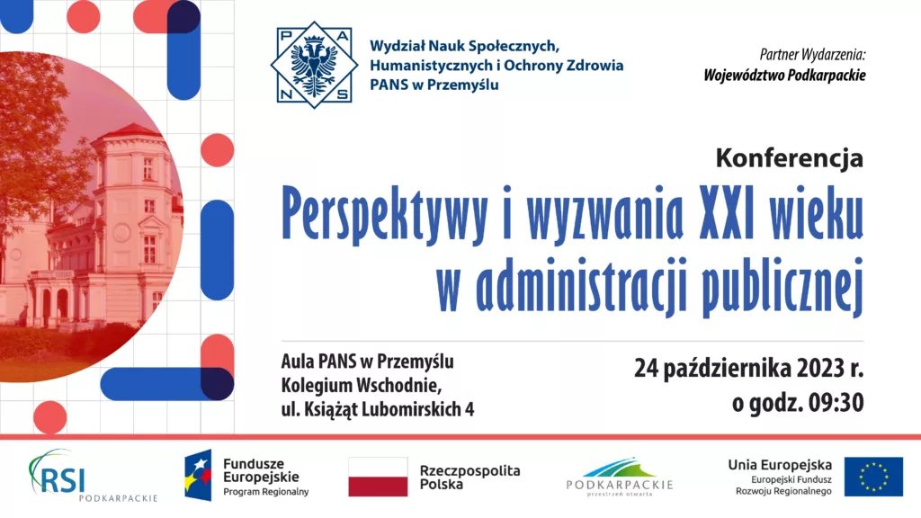 „Perspektywy i wyzwania XXI wieku w administracji publicznej” – zapraszamy na konferencję