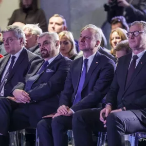 Prof. S. Stępień wśród publiczności podczas gali