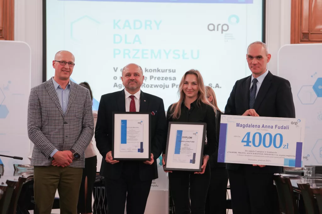 Nagroda za najlepszą pracę magisterską trafiła do naszej absolwentki!