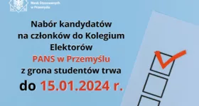 Wybory przedstawicieli studentów do Kolegium Elektorów PANS
