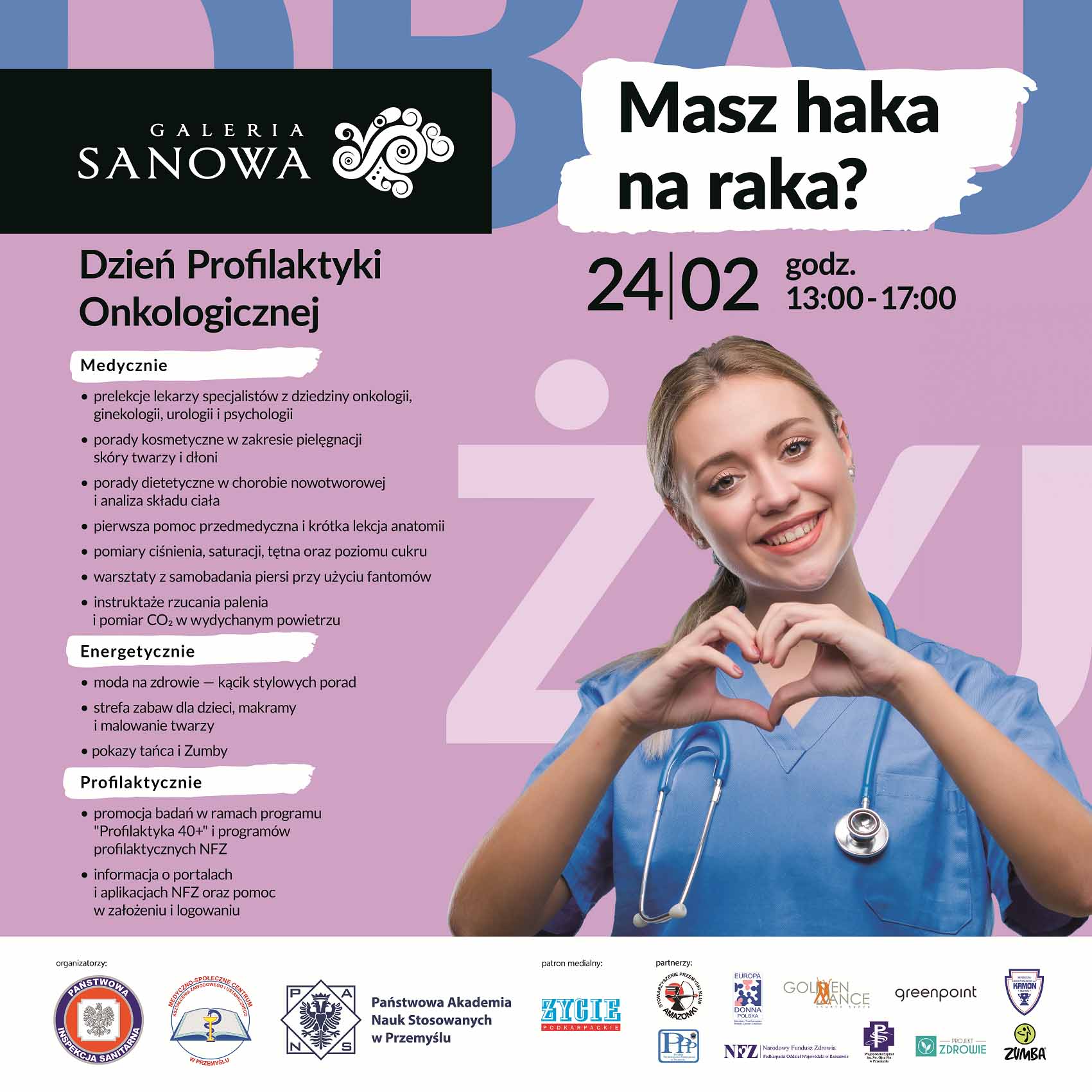 Zapraszamy na finał Dni Profilaktyki Onkologicznej „Masz haka na raka?”