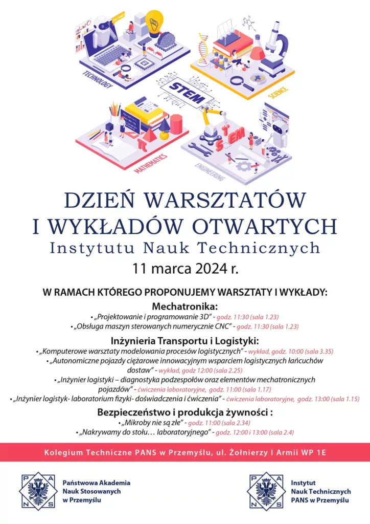 Dzień Warsztatów i Wykładów Otwartych Instytutu Nauk Technicznych