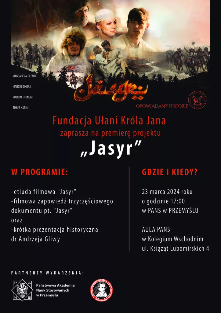Premiera projektu „Jasyr” już w sobotę!