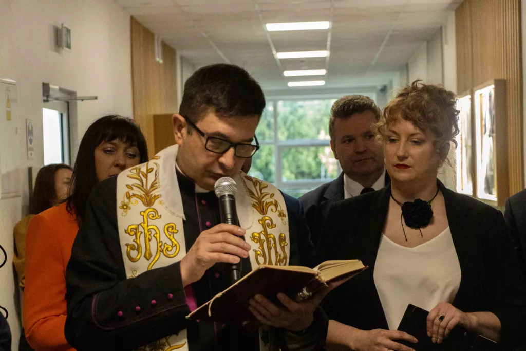 Nadanie Centrum Symulacji Medycznej imienia prof. Edyty Guty oraz odsłonięcie pamiątkowej tablicy