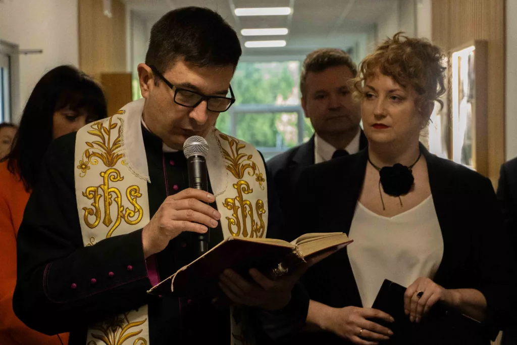 Nadanie Centrum Symulacji Medycznej imienia prof. Edyty Guty oraz odsłonięcie pamiątkowej tablicy