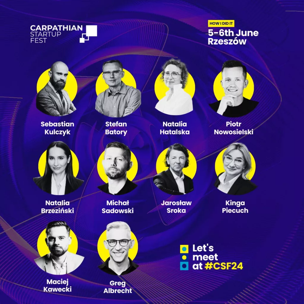 Zapraszamy na Carpathian Startup Fest 2024. To już 5-6 czerwca!
