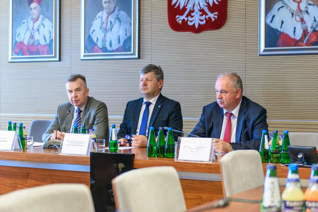Spotkanie Rektorów z Ministrem Nauki i Szkolnictwa Wyższego Dariuszem Wieczorkiem