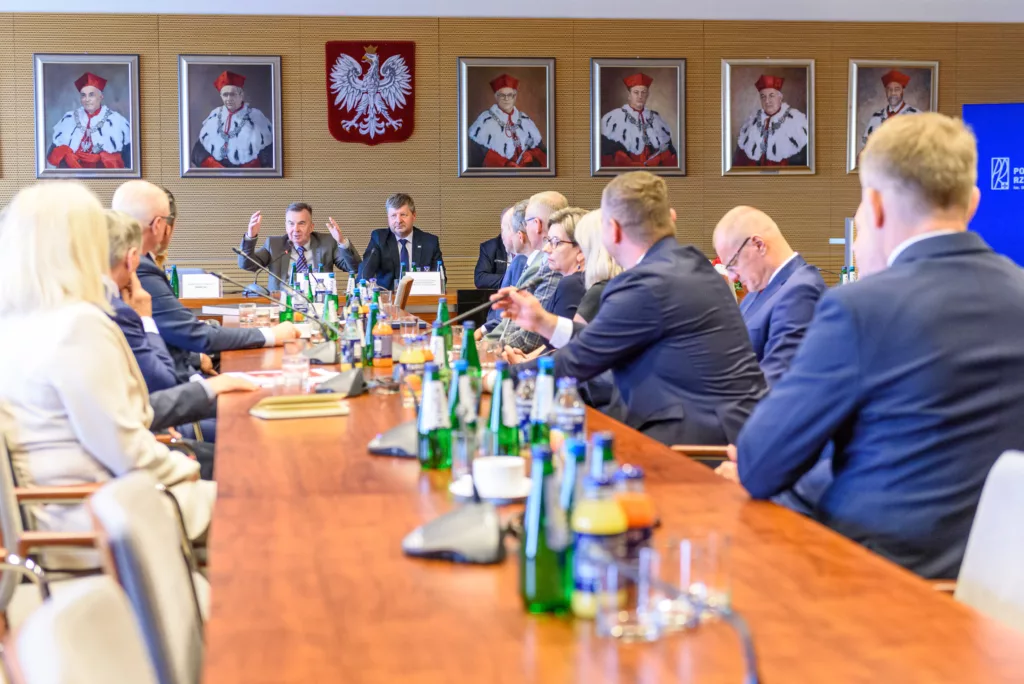 Spotkanie Rektorów z Ministrem Nauki i Szkolnictwa Wyższego Dariuszem Wieczorkiem