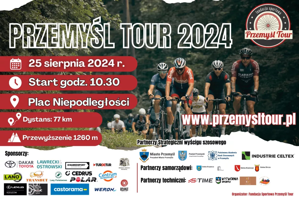 Wyścig Szosowy Przemyśl Tour 2024 już 25 sierpnia