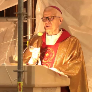 Ks. Abp J. Michalik głosi kazanie