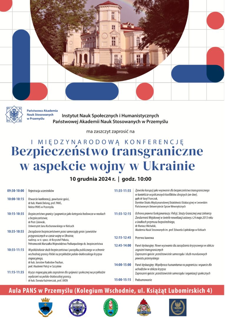 „Bezpieczeństwo transgraniczne w aspekcie wojny w Ukrainie” – zapraszamy na konferencję