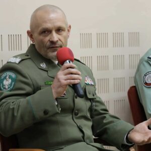 Głos zabiera gen. bryg. SG T. Zybiński
