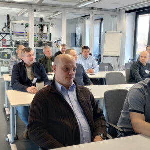 dr inż. Grzegorz Dzieniszewski, prof. PANS - Dyrektor Instytutu Nauk Technicznych podczas prelekcji