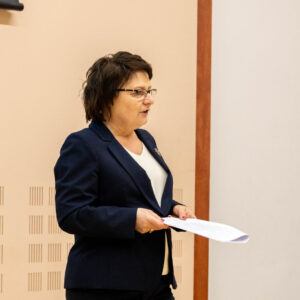 Dyrektor Instytutu Ochrony Zdrowia - dr Bożena Majchrowicz