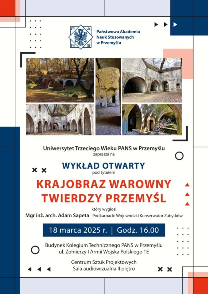 Wykład Otwarty – KRAJOBRAZ WAROWNY TWIERDZY PRZEMYŚL