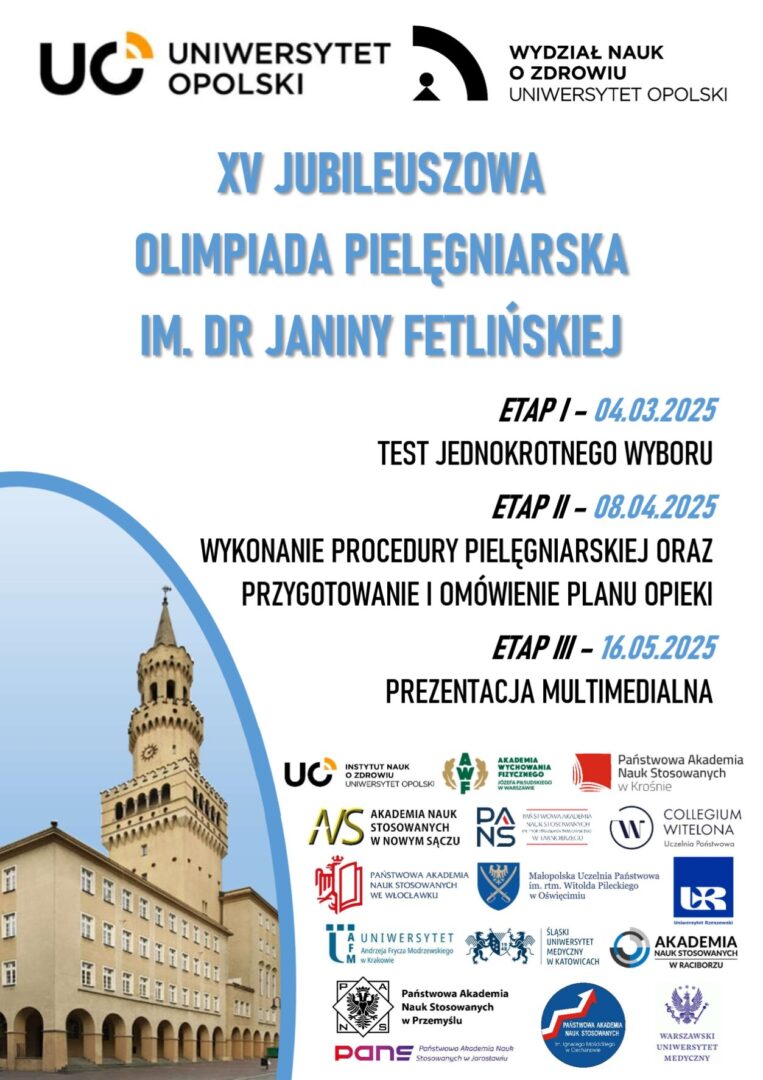 Za nami I etap XV Jubileuszowej Olimpiady Pielęgniarskiej im. dr Janiny Fetlińskiej