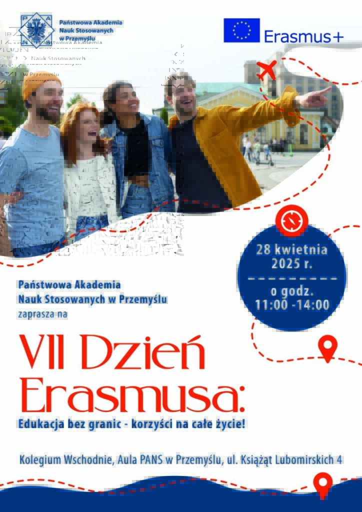 Zapraszamy na VII Dzień Erasmusa &bdquo;Edukacja bez granic &ndash; korzyści na całe życie!&rdquo;