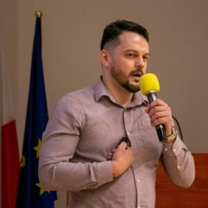 mgr Marcin Sowiński, pracownik Akademickiego Biura Karier