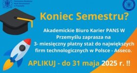 Już niedługo koniec semestru – chwila oddechu… a może szansa na rozwój?