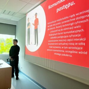 student kierunku informatyka w biznesie