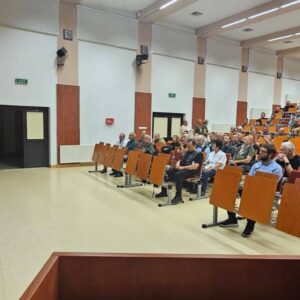 Spotkanie w uczelnianej auli