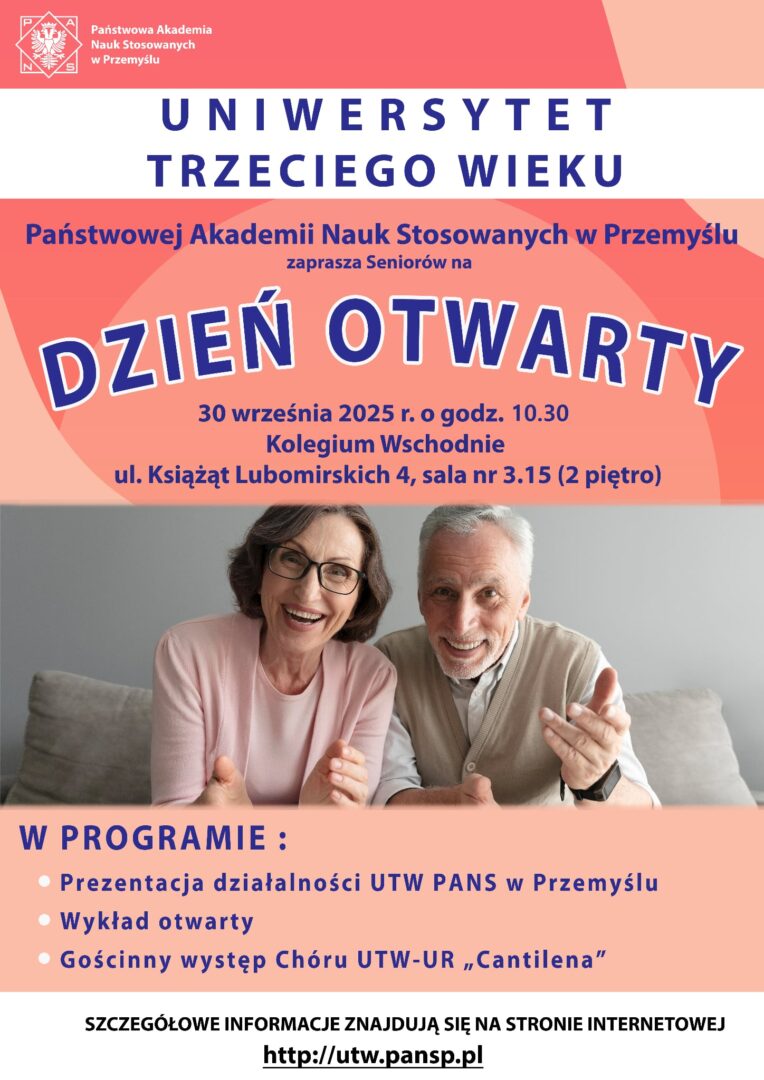 Dzień Otwarty Uniwersytetu Trzeciego Wieku PANS w Przemyślu