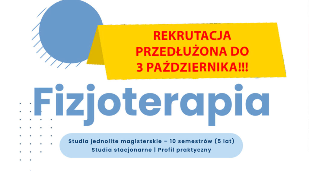 FIZJOTERAPIA, PIELĘGNIARSTWO – Instytut Ochrony Zdrowia zaprasza na bezpłatne studia magisterskie