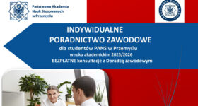 Bezpłatne konsultacje z doradcą zawodowym w roku akad. 2025/2026!