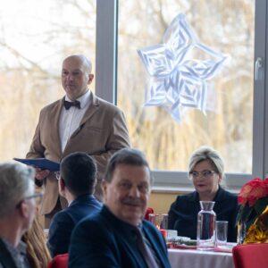 JM Rektor dr hab. Marek Delong, prof. PANS w trakcie przemówienia