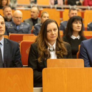 goście w uczelnianej Auli