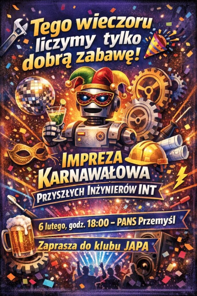 Impreza Karnawałowa Przyszłych Inżynier&oacute;w INT PANS w Przemyślu