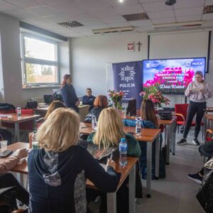 spotkanie z funkcjonariuszami Komendy Miejskiej Policji w Przemyślu