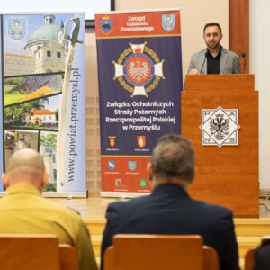 Kierownika Biura Prezydenta Miasta Przemyśla – Łukasz Halota (w trakcie przemówienia)