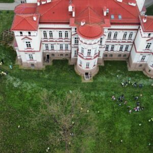 Pałac i Park Lubomirskich (widok z góry)
