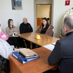 delegacja z Państwowego Lwowskiego Uniwersytetu Spraw Wewnętrznych, Prorektor ds. studenckich - dr Andrzej Kawecki, prof. PANS, Dziekan Wydziału Nauk Społecznych, Humanistycznych i Ochrony Zdrowia - dr Paweł Łabuz, prof. PANS