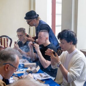 II Akademickie Pykanie Fajki na tarasie Pałacu Lubomirskich