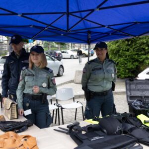 stoisko wystawiennicze Podkarpackiego Urzędu Celno-Skarbowego w Przemyślu