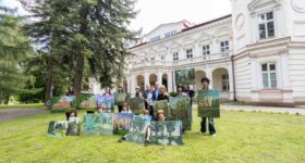 Poplenerowa wystawa prac uczniów Państwowego Liceum Sztuk Plastycznych im. Stanisława Wyspiańskiego w Jarosławiu w Pałacu Lubomirskich