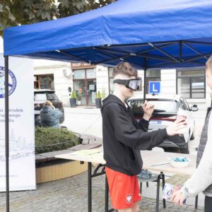 stoisko wystawiennicze Wojewódzkiego Ośrodka Ruchu Drogowego