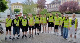 Studenci ITL-u na zajęciach praktycznych w terenie