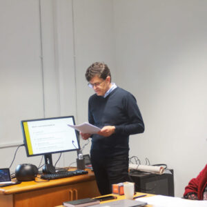 prof. dr hab. Wojciech Kolanowski w trakcie wystąpienia